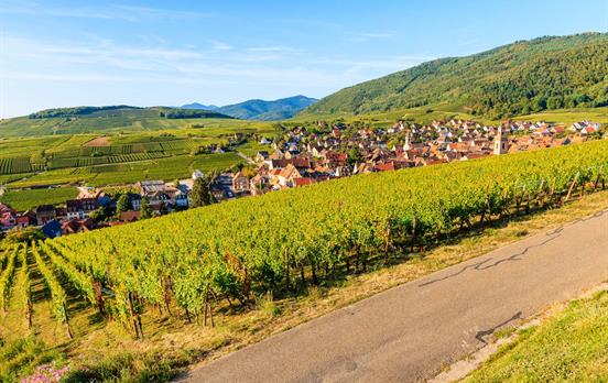 Abstieg ins kleine Riquewihr