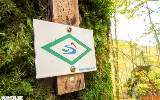 Der hervorragend ausgeschilderte Wanderweg