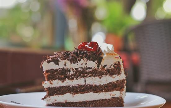 Ein leckeres Stück Schwarzwälder Kirschtorte