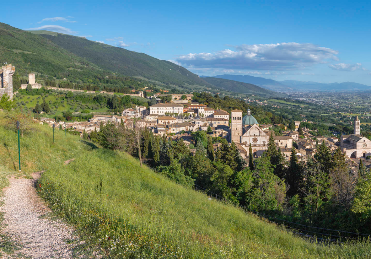 Wanderweg nach Assisi