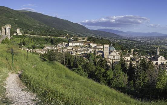 Wanderweg nach Assisi