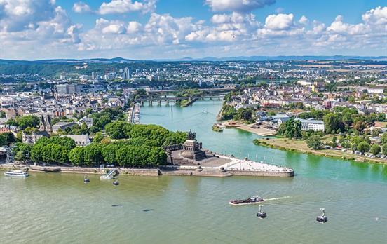 Deutsches Eck in Koblenz