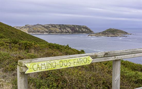 Camino dos Faros Wegweiser