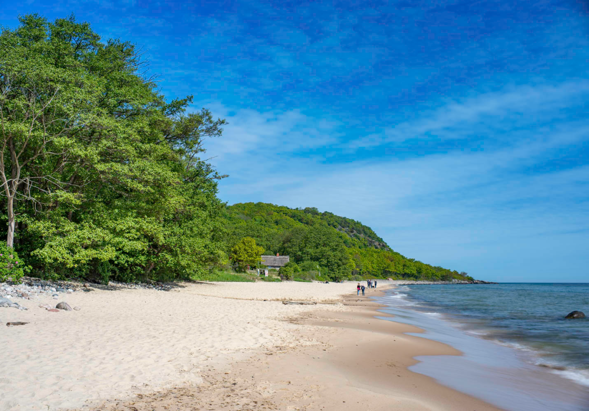 Strand im Stenshuvud Nationalpark