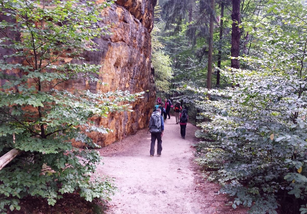 Felsenweg auf dem Malerweg
