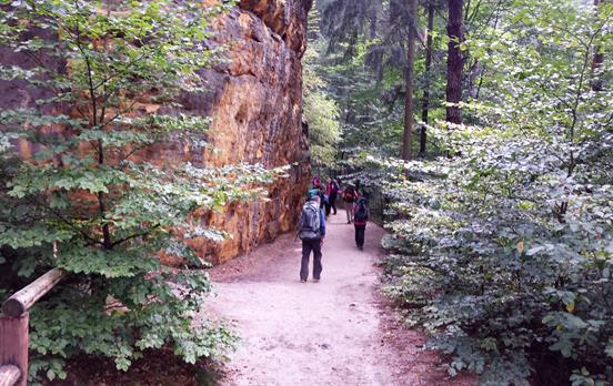 Felsenweg auf dem Malerweg