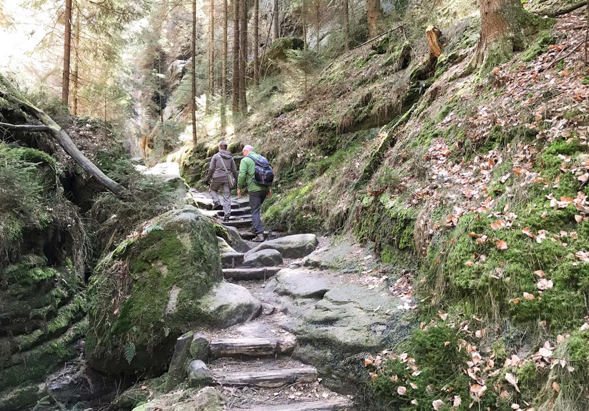 Abwechslungsreiche Streckenführung auf Malerweg