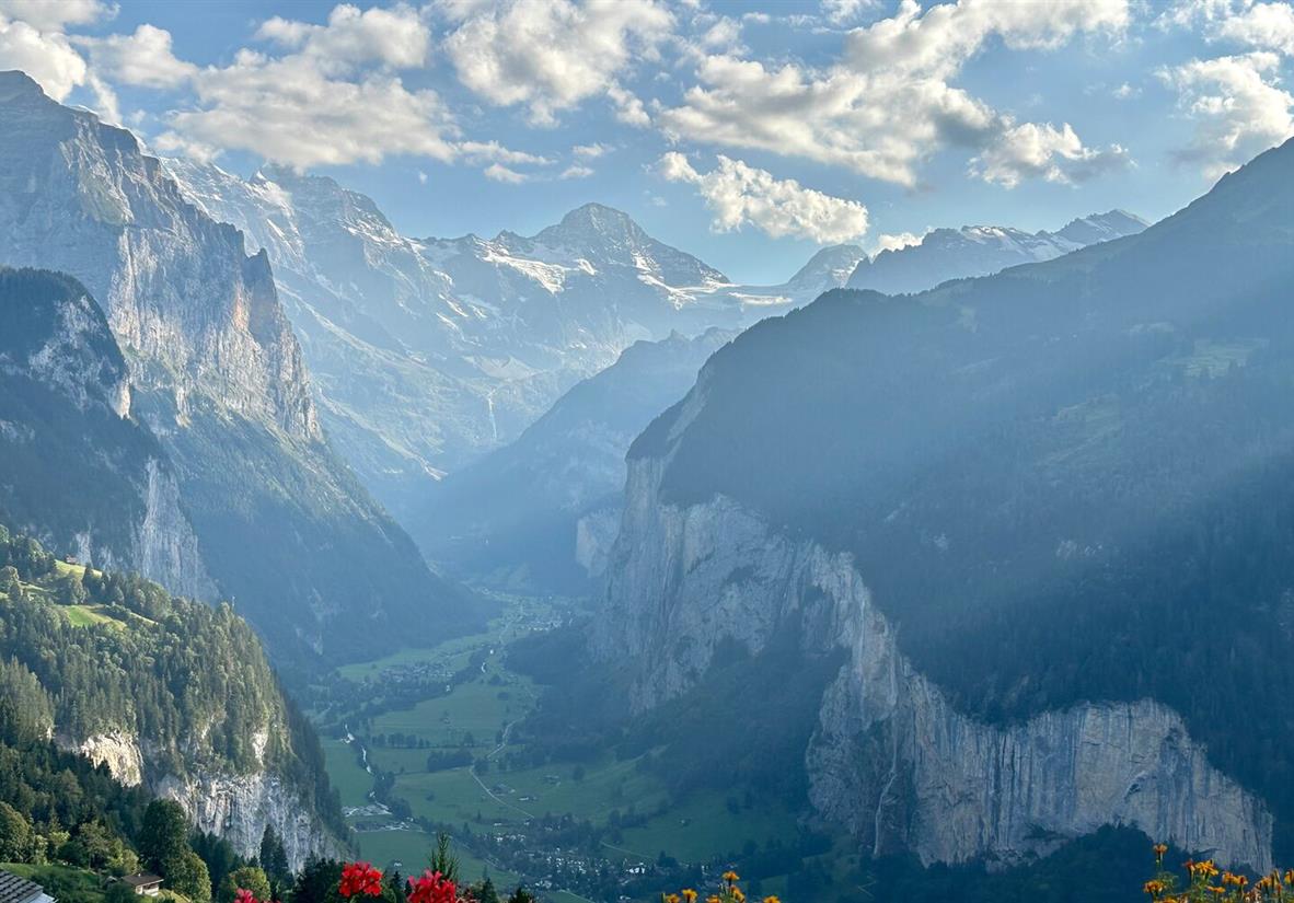 View over Lauterbrunnen