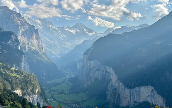 View over Lauterbrunnen