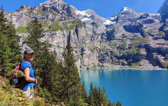 Trail by Oeschinensee