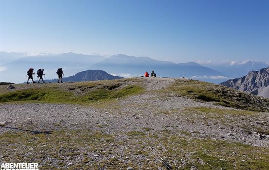 Weitsicht am LafatscherJoch