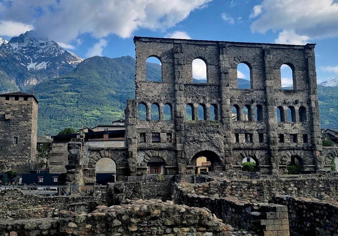 Römisches Theater in Aosta