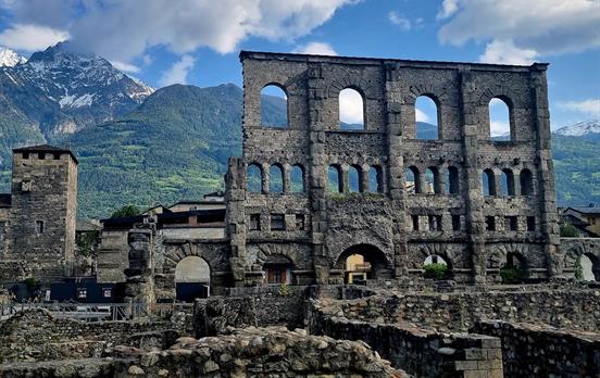 Römisches Theater in Aosta