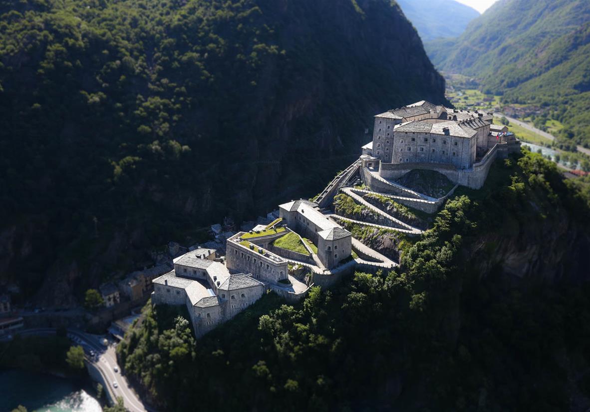 © Valle d&apos;Aosta  Die Festung Bard
