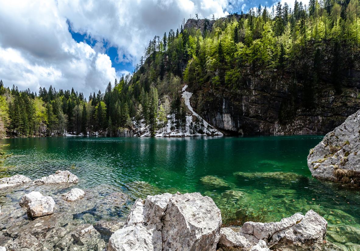 Black Lake, in the Valley of The Triglav Lakes