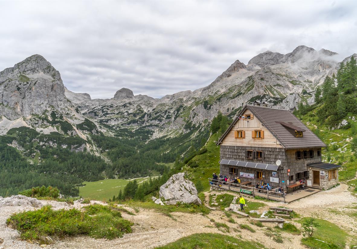 Stay in mountain huts