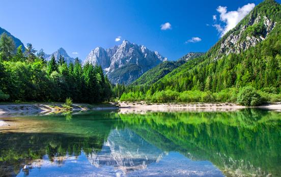 Valley in the Triglav National Park
