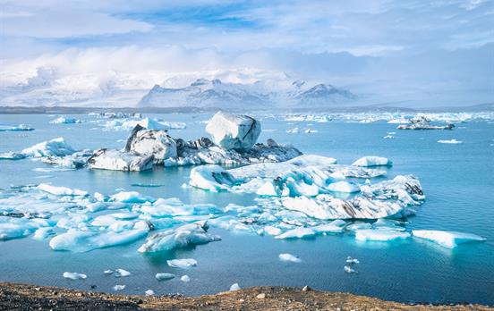 Die Gletscherlagune Jökulsárlón