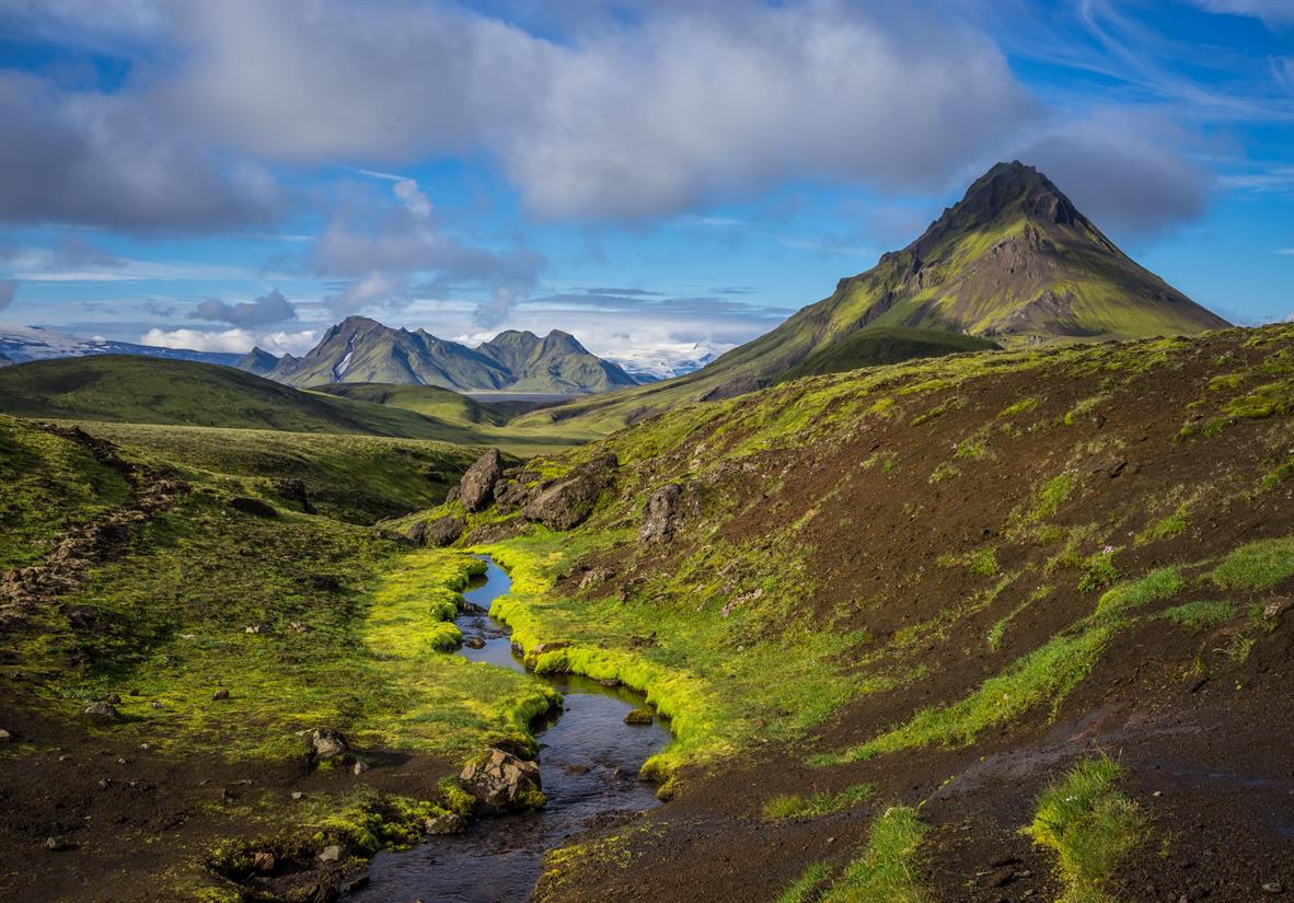 Auf dem Weg zur Alftavatn Hütte