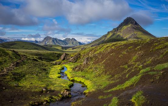 Auf dem Weg zur Alftavatn Hütte
