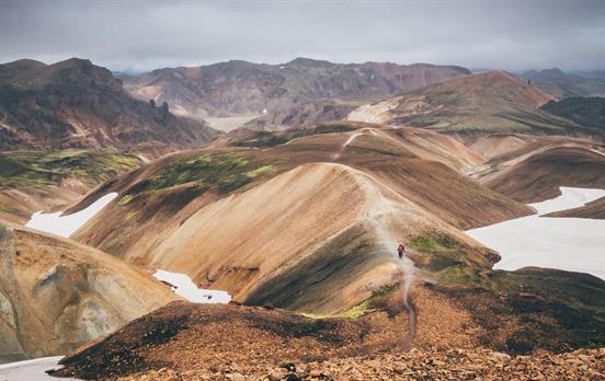 Inmitten der Vulkanlandschaft