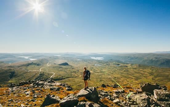Die Aussicht vom Bitihorn