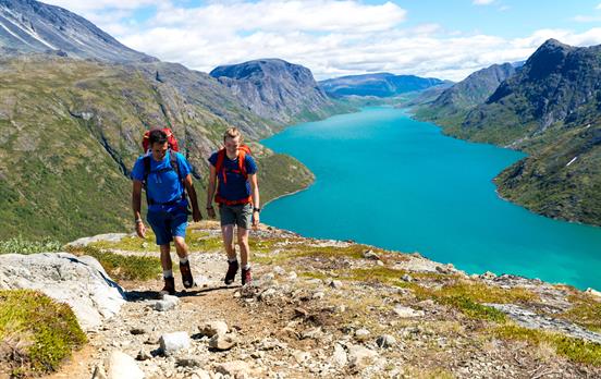 Wanderer auf dem Bukkelægret