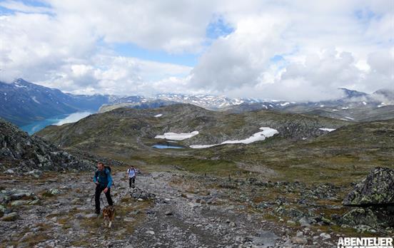 Wanderer im Jotunheimen Nationalpark