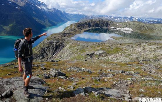 Verschnaufspause am Besseggen