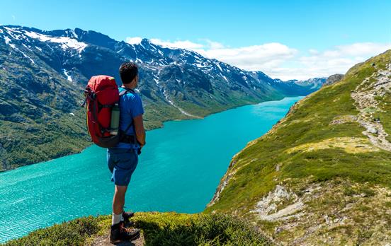 Blick auf den Gjendesee