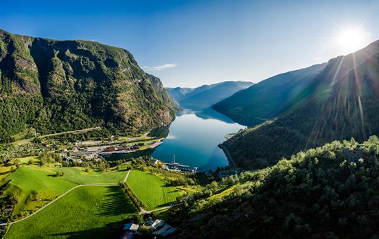 Ausblick auf den Sognefjord