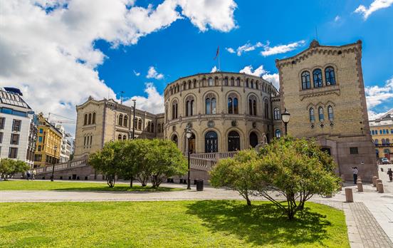 Das Nationaltheater in Oslo