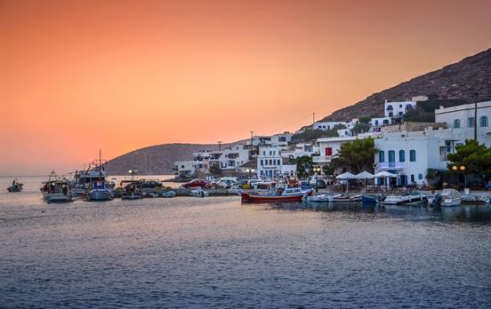 Abendstimmung in Katapola auf Amorgos