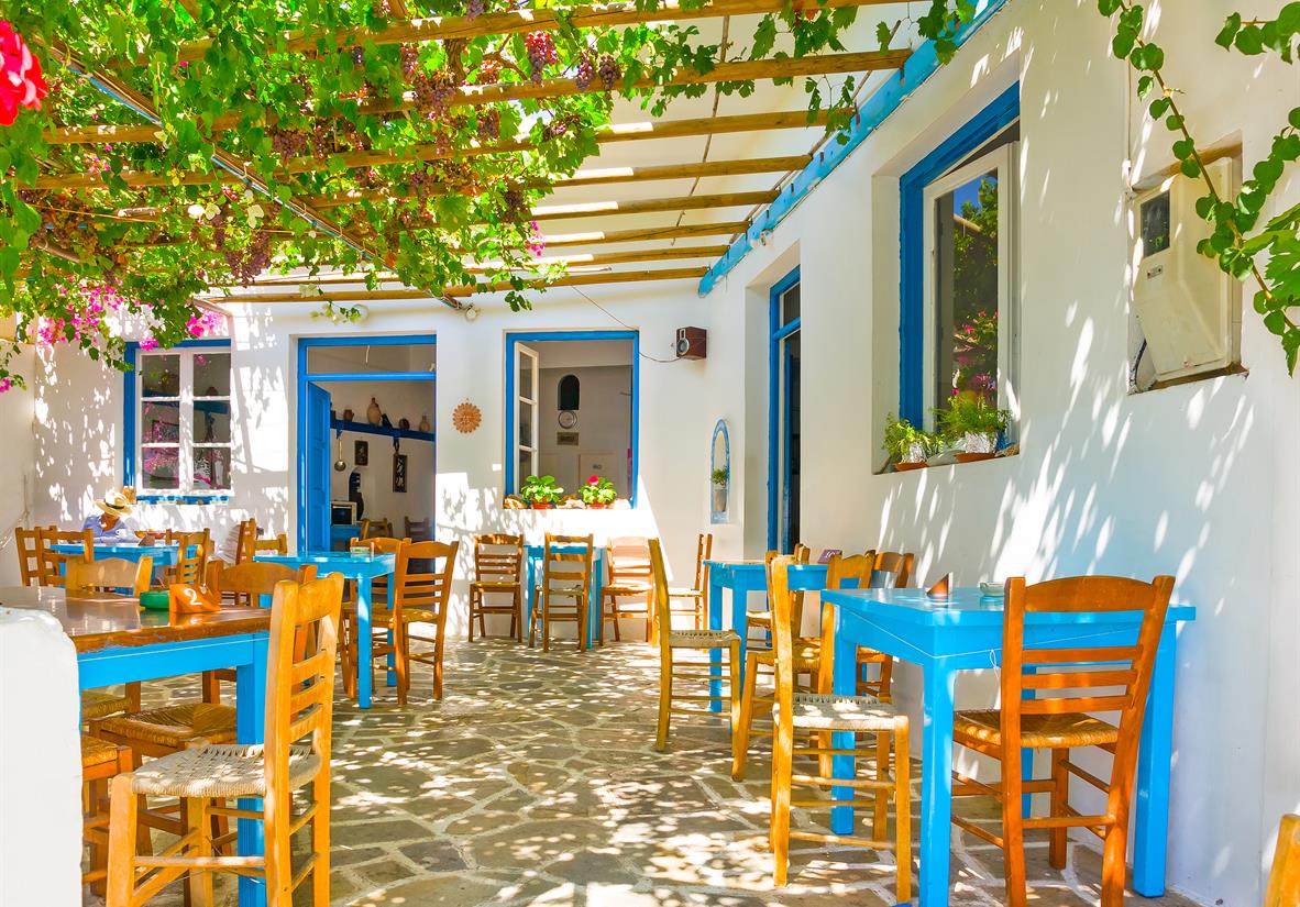 Traditionelles Restaurant in Langada auf Amorgos