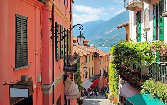 Die schönen Gassen von Bellagio