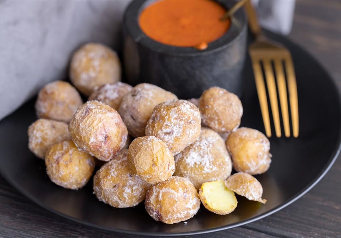 Papas Arrugadas and Mojo Picon
