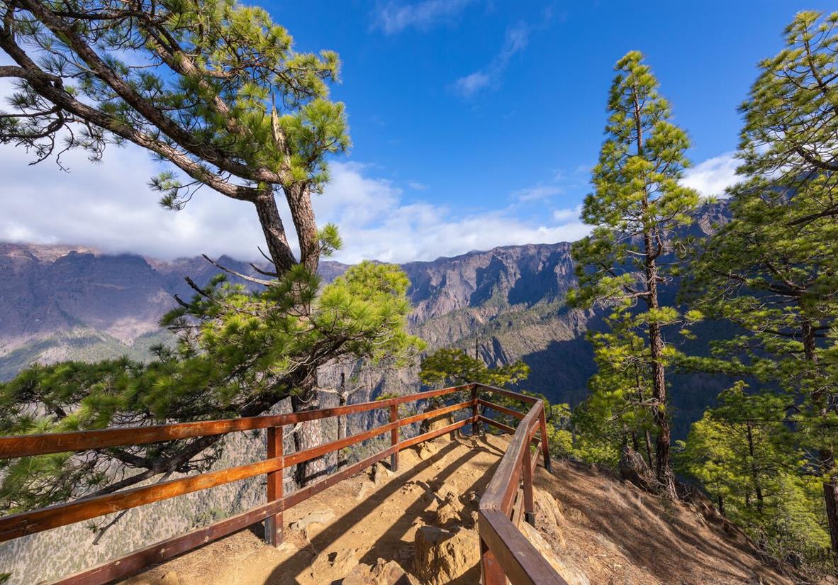 Viewpoint. Caldera de Teburiente National Park