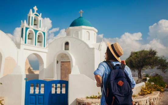 Bummeln in Akrotiri/ Santorini