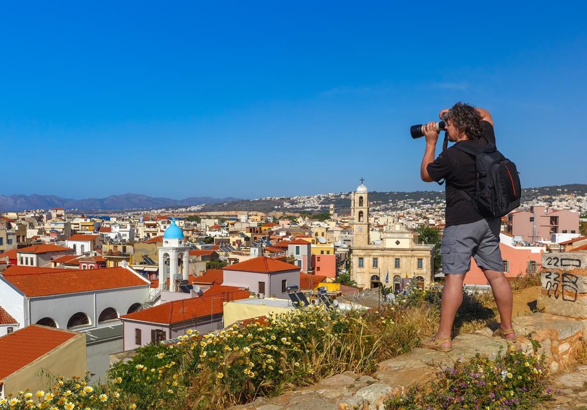 Ausblick auf Chania/ Kreta