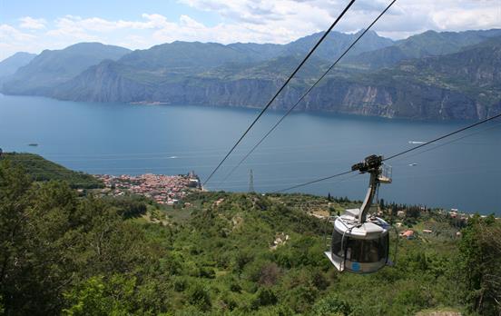Seilbahn hinunter nach Malcesine