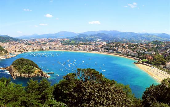 Aussicht auf San Sebastian