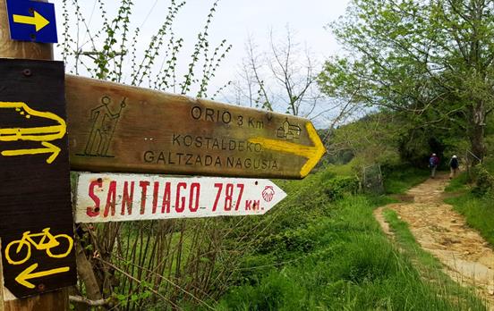 Wegweiser Camino del Norte