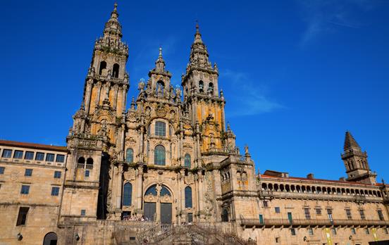 Kathedrale in Santiago de Compostela