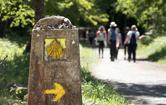 Bis Finisterre ist der Jakobsweg ausgeschildert