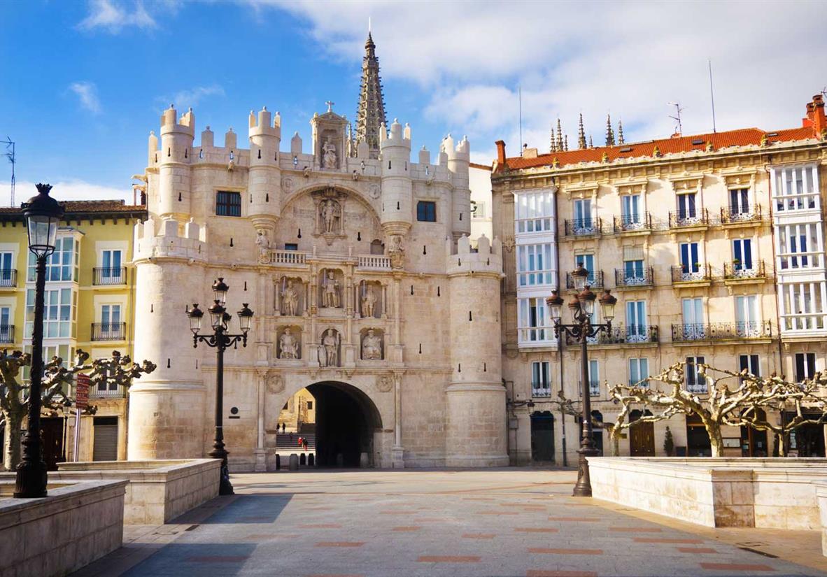 Das Santa Maria Tor in Burgos