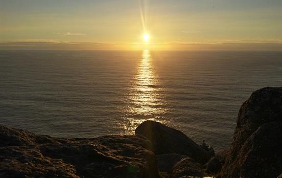 Ein magischer Sonnenuntergang am Kap Finisterre