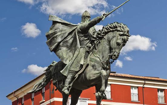 Monument El Cid in Burgos