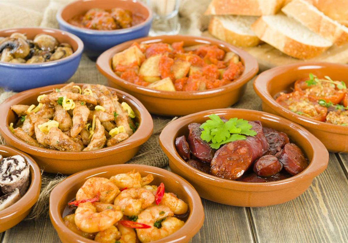 Stärken Sie sich mit leckeren Tapas