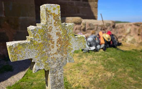 Pilgrims come from all over to walk the Camino's