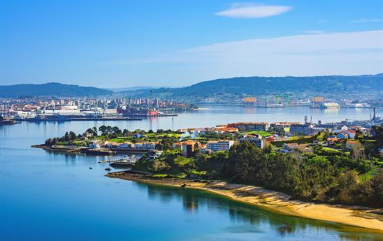 The start of the Camino Ingles in Ferrol